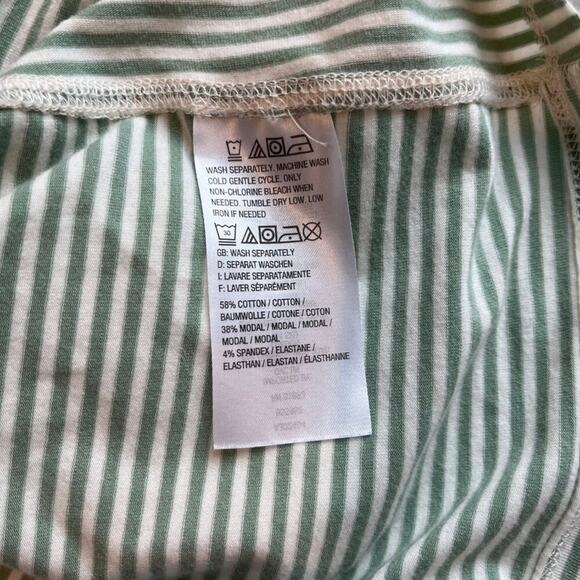 AnyBody Shirt Stripe Dolman Sleeve Women’s Size L - Picture 9 of 9